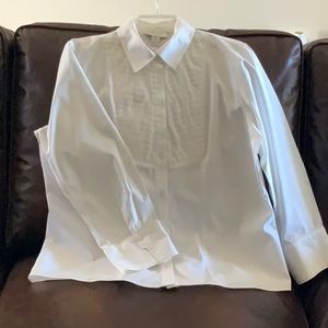 Tuxedo no iron blouse